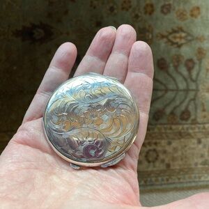 Vintage Birks 1940’s Sterling Silver Compact!